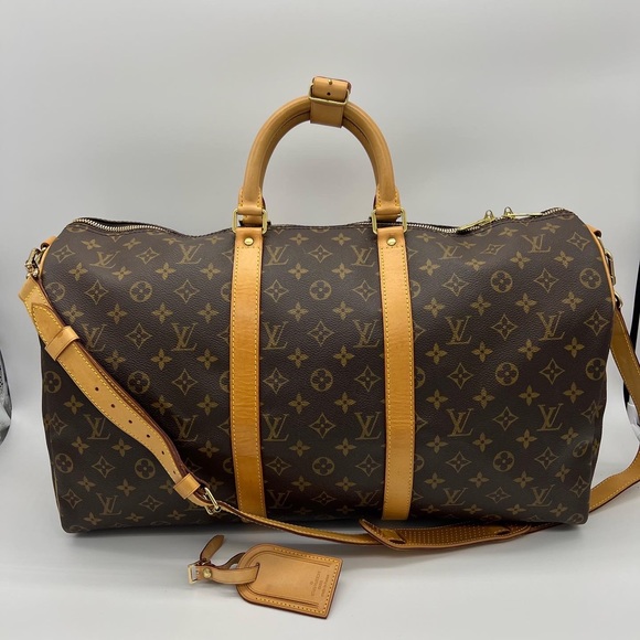 Authentic Louis Vuitton monogram Keepall Bandoliere 50 - Picture 3 of 16